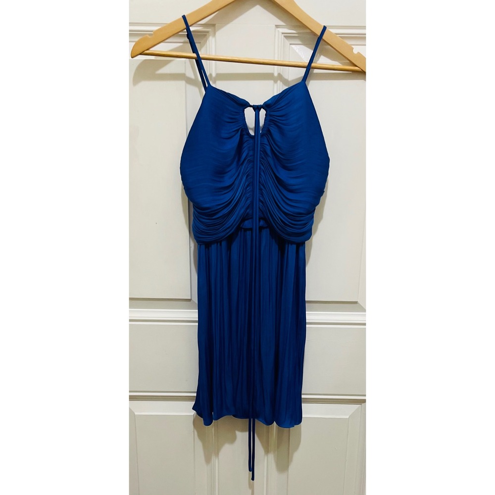 House of Harlow 1960 Dress Womens XS‎ Blue Sleeveless Mini Party Cocktail